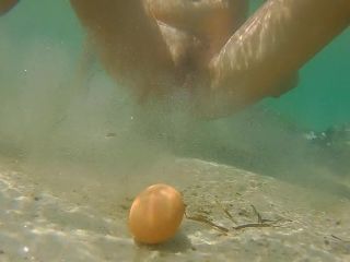 Dream4AngelTwo Eggs Amazing trip to sea floor # Public exibitionist adventure #Vaginal exercises-8