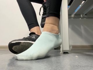 Young Goddess () Young - goddess - sweaty socks after the gym and my tired legs enjoy it 03-10-2020-2