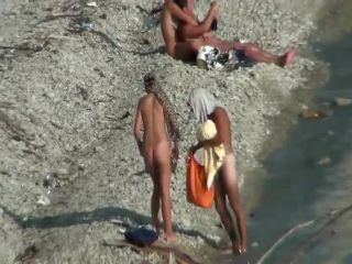 They had fun while all alone on the beach Nudism!-1