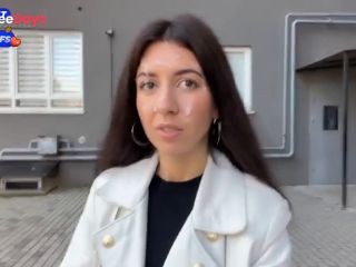 [GetFreeDays.com] Wife Cheats her Husband in the Entrance and walks on Public with Cum on Face - Cumwalk Porn Clip January 2023-5