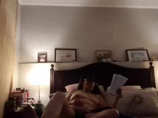 M@nyV1ds - The Hairy Pussy Mom - Mom reading and watching tv nude hairy-4