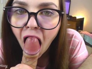 Miss FantasyBlowjob and handjob from cutie in glasses a lot of sperm-2