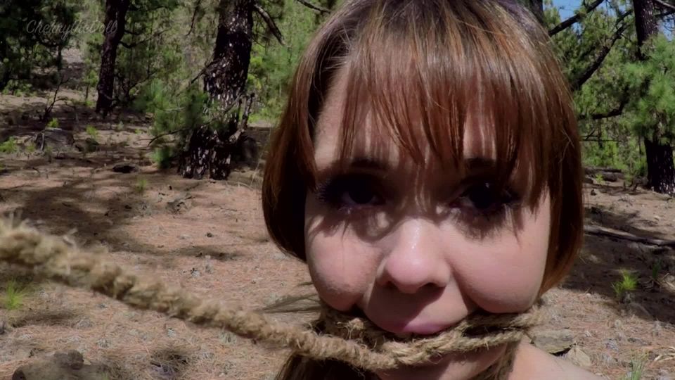 free xxx video 22 CherryEnglish – WOODLAND BONDAGE, bdsm teen sex on fetish porn 