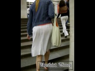 Upskirt-times.com- Ut_0541# Splendid tall whore in white skirt! Of course_I went to chase her. On...-3