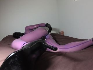 PURPLE LATEX RUBBER DOLL-9