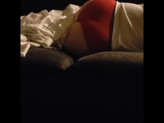 horny girl humping masturbating on the bed. hidden cam-3