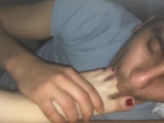 Worships her feet while!-8