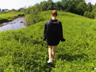 MihaNika69 - Real Outdoor Sex on the River Bank after Swimming - POV by MihaNika69  on amateur porn homemade hardcore sex-1