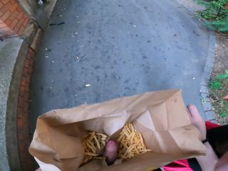 Public Double Handjob In The Fries Bag... IM JerkinIt A Whole New Way To Love McdonaldS 1080p-6