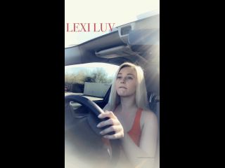 Lexi Luv () Lexilluv - driving around topless for flashing friday 31-01-2020-0