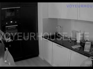 Reallifecam - Elli With Vancel Have Hot Quickie Sex In The Kitchen On Table 24.03.2024 - Voyeur-0