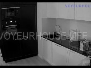 Reallifecam - Elli With Vancel Have Hot Quickie Sex In The Kitchen On Table 24.03.2024 - Voyeur-9