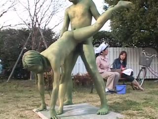 RCT-126 Shyness Corner Exposure Will Be Cut In The Nude Statue-4