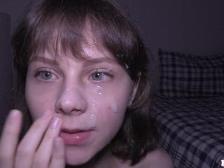 video 4 hiYouth - Cute Step Sis wants me to Cum on her Face - Cute Girl Cum Face Blowjob , neck brace fetish on brunette girls porn -9