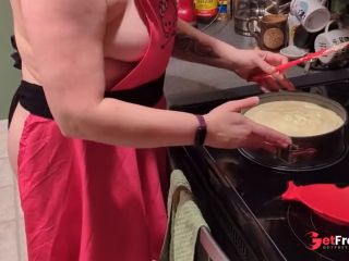 [GetFreeDays.com] Nude Hot Wife in Kitchen locks up Cuck and Makes a cake Porn Stream December 2022-9