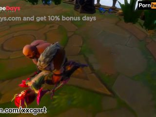 [GetFreeDays.com] What does it feel like to have sex in League of Legends Braum and Zyra SEX Adult Video January 2023-7