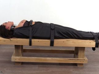 Belt Bound – Lori strapped in a body bag - Beltbound-0