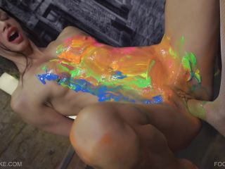 xxx clip 44 Foot Painting on femdom porn samantha mack femdom-1