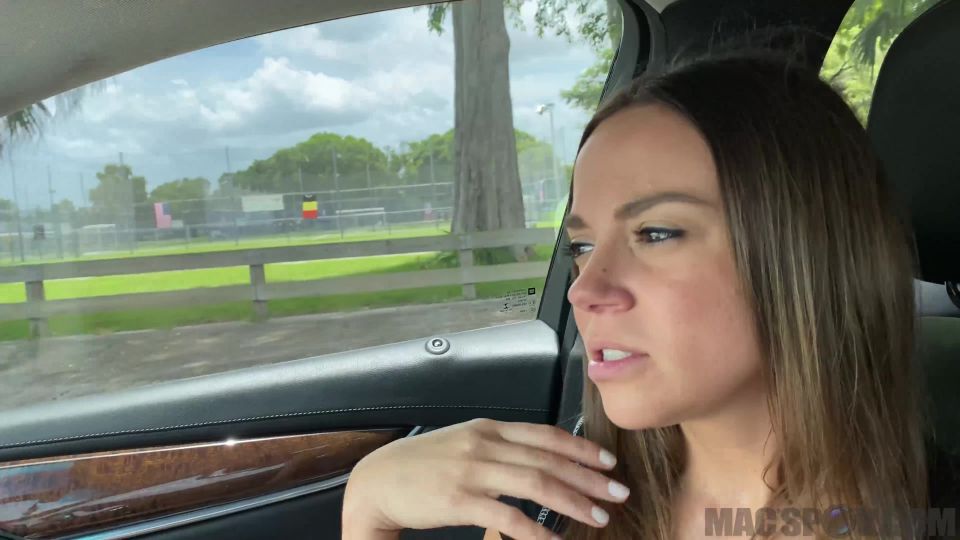 Stud Step-Son Fucks Hot Step-Mom Havana Bleu in Car Parked at Public Park*