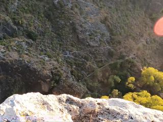Mimi BoomGetting Caught¡ Giving Him Blowjob, Mouth CreamPie, On Cliff Nearby Tourist Trail - 2160p-5