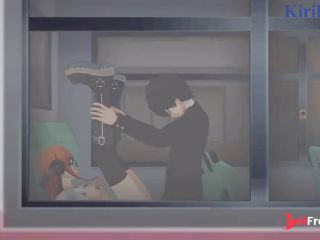 [GetFreeDays.com] Futaba Sakura and Ren Amamiya have deep fucking on the bus. - Persona 5 Hentai Adult Stream June 2023-2