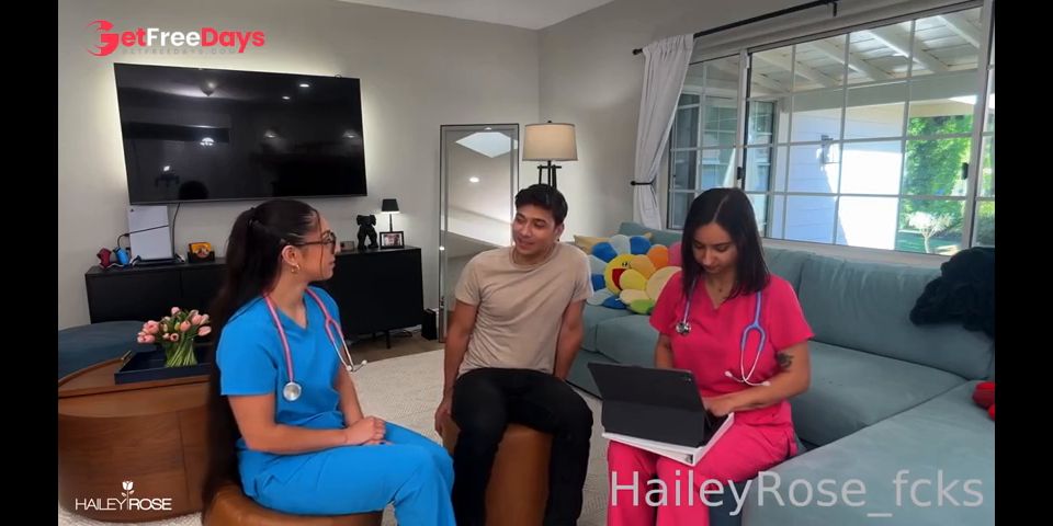 [GetFreeDays.com] Hailey Rose And Madison Wilde Two Hot Nurses Porn Video April 2023