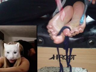 free adult clip 4 Master VS Mistress PT2-Crystal tickled to exhaustion | tickling upper body | muscle foot fetish bondage-5