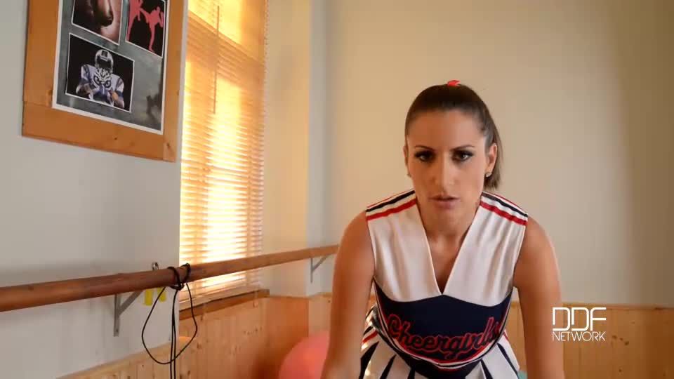 Busty Pornstar Cheerleader