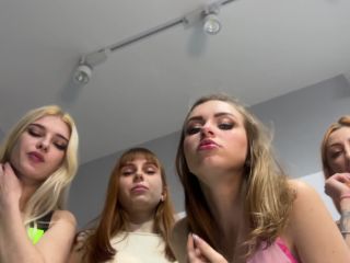 xxx video 19 PPFemdom – Four Cheeky Mistresses Fill Your Mouth With Spit – Group POV Spitting Humiliation - face slapping - fetish porn pregnant femdom-6