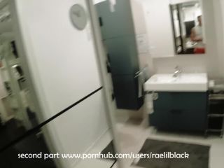 Risky Public Blowjob by Kate Truu and RaeLilBlack in IKEA Part1-7