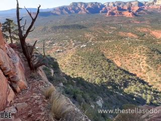  Stella Sedona  Girl Gets Caught By Climbers While Getting A Dangerous Facial PornHub-3