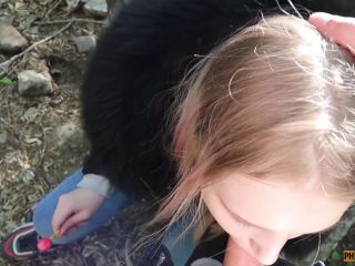 Blowjob To My Stepbrother In Public Outdoors.  He Cum In My Mouth And I Swallowed Everything : 1080p-6