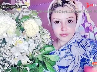 [GetFreeDays.com] After the shower a mask  skincare  blonde  bangs  short hair  cute  fresh  towel  flowers Adult Leak July 2023-6