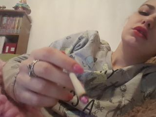 adult clip 34 latex fetish clothing Bad Dolly – Smoking a Joint Watching Tv, joi on fetish porn-2