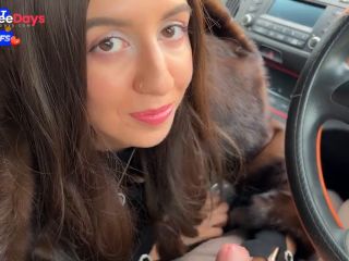 [GetFreeDays.com] Stranger Came Massively On My Face In Car After Helping Fix It - Crazy Public CUMWALK Sex Clip April 2023-1