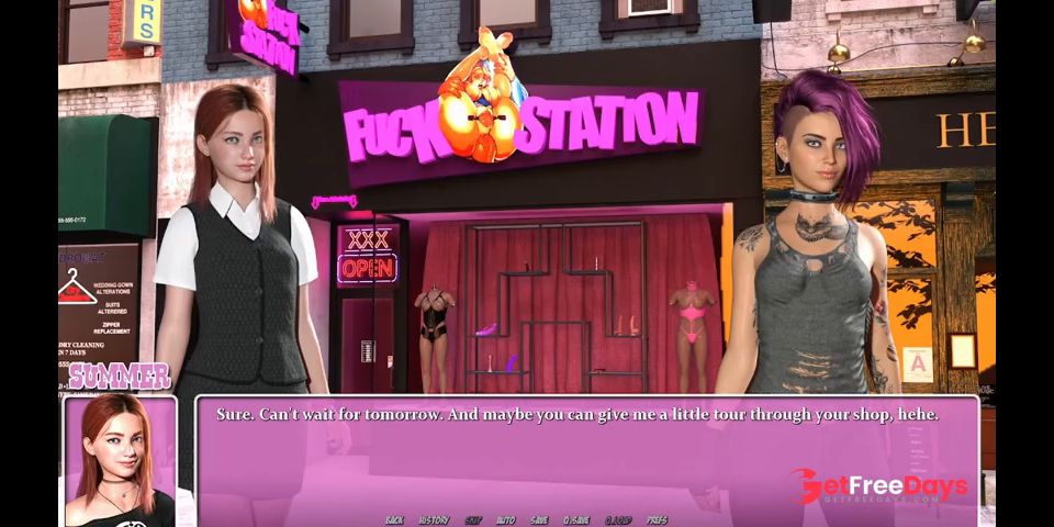 [GetFreeDays.com] SUMMER IN THE CITY 5  Lesbian Visual Novel Gameplay HD Sex Clip December 2022