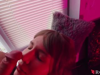 Red FoxBlonde Sloppy Blowjob Cock Step Brother After Reading Romance-8