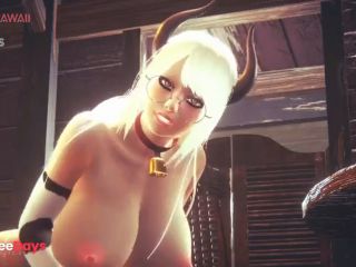 [GetFreeDays.com] Slutty Blonde With Huge Tits Dresses Up Like A Cow And Rides You Fantasy Cosplay Sex Video February 2023-9