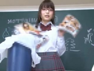 Awesome Tons Of Cum Is What Megumi Shino And Her Glasses Receive Video Online bukkake Megumi Shino-0