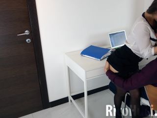 OnlyFans.com - Rico Hugi - Blonde POV Blowjob my Big Dick and Cum Swallow at the office Bukkake!-2