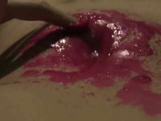 MyStacySweet - Close Up Belly Button Wax Play-3