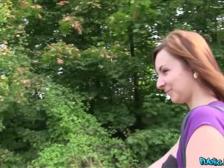 Brunette having outdoors sex in the bushes - September 25, 2015-1