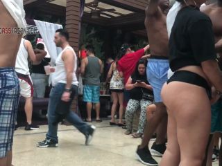 CandidCreeps 752 Bikini Candid Creepshot Pool Party Thong Don-6