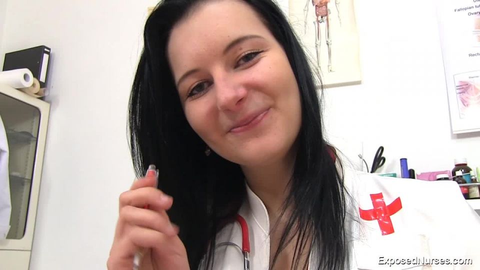 ExposedNurses - Hanna - Hanna  | shaved pussy | toys leg fetish