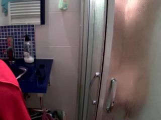 Skinny teenage girl finishing her shower Teen!-3