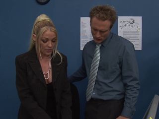 Big Tit Blonde Boss Get Fuck By Her Employee-0