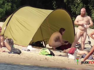 A pair of naturist teen friends steam up the strand-9