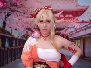 free adult clip 28 Lana Rain - Yoimiya's Interrogation Genshin Impact - FullHD 1080p on cosplay smoking fetish sites-0