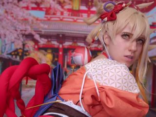 free adult clip 28 Lana Rain - Yoimiya's Interrogation Genshin Impact - FullHD 1080p on cosplay smoking fetish sites-2
