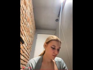 [GetFreeDays.com] Anal fuck in the toilet. Fingering pussy. A passerby saw me jerking off Porn Film June 2023-4
